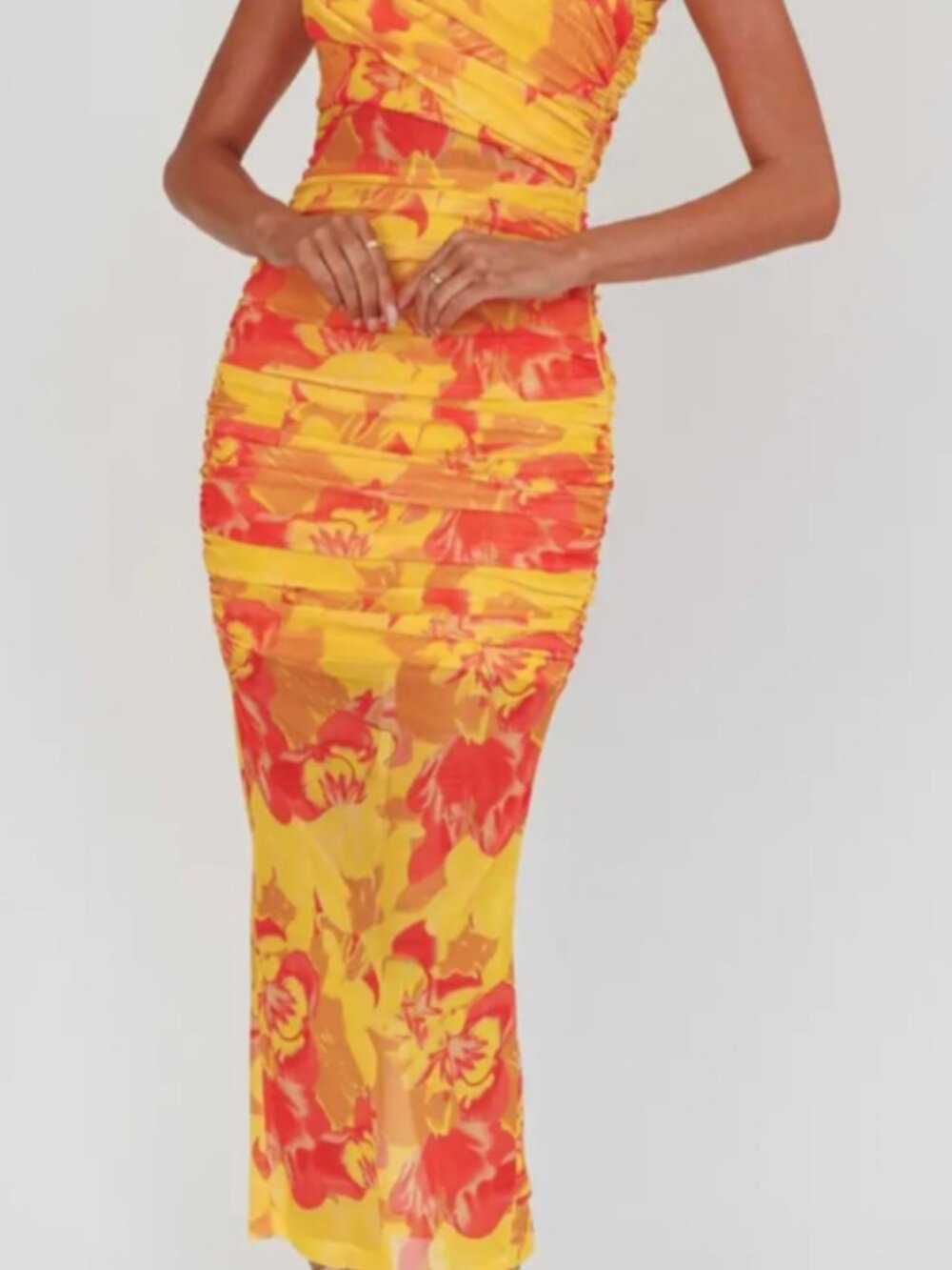 Sunset Clara Midi Dress